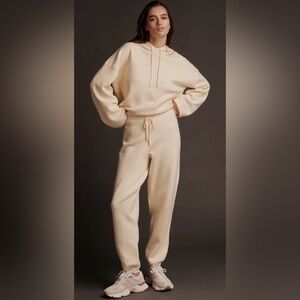 Daily Practice Knit Barrel Pants (New) , Color: Buttercream 🧈